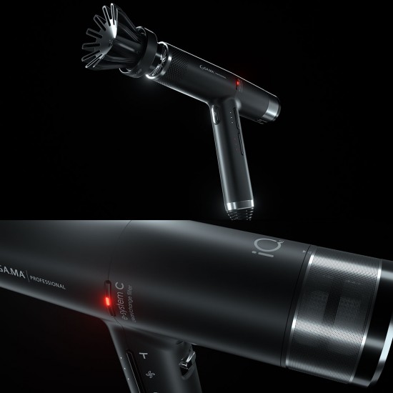 Gama iQ3 Perfetto hairdryer black