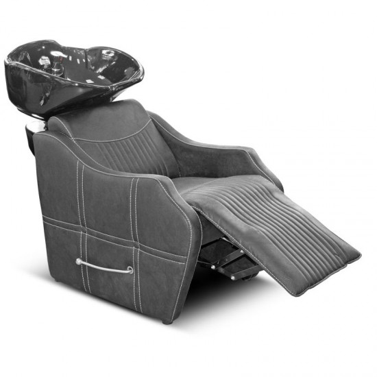 Hair washing sink and chair WP020 black Hair washing sink and chair WP020 black
