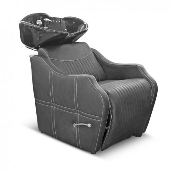 Hair washing sink and chair WP020 black Hair washing sink and chair WP020 black