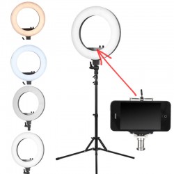 Make-up LED lamp for photo with stand (black)