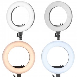 Make-up LED lamp for photo with stand (black)