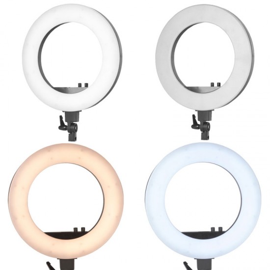 Make-up LED lamp for photo with stand (black)