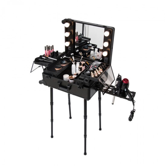 Case for make-up KC-210, BLACK Case for make-up KC-210, BLACK