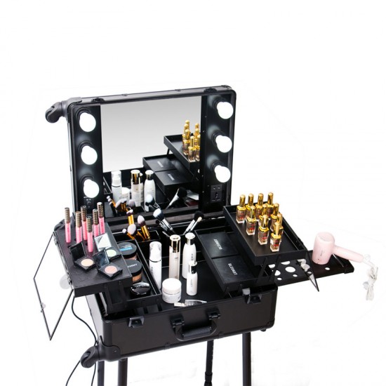 Case for make-up KC-210, BLACK Case for make-up KC-210, BLACK