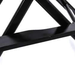 Chair for make-up KC-CH03, black, with headrest