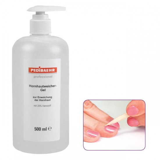 Pedibaehr Hornhautweicher-Gel pārragojušās ādas želejveidīgs mīkstinātājs 500ml 