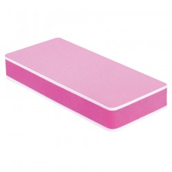 Nail Polish Buffer Sandwich 400/3000 Grit, Pink