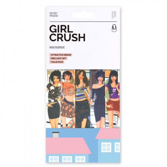 Maxmate Evermate Girl Crush emery board set 5pcs