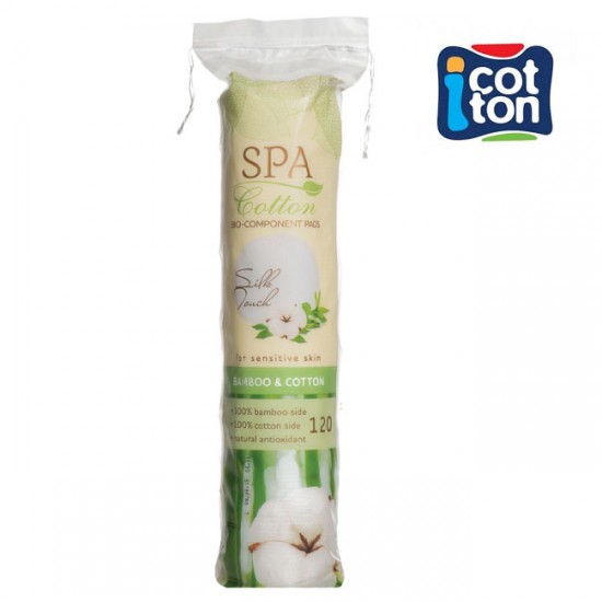 SPA Cotton Pads Bamboo & Cotton 120pcs. 
