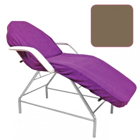 Beautyfor terry couch cover 100x215cm brown