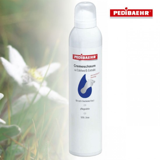 Pedibaehr Cremeschaum putojošs krēms ar ēdelveisu 300ml