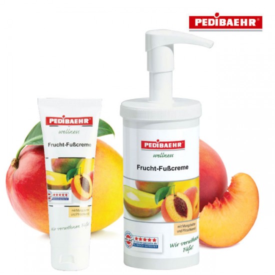 Pedibaehr Wellness Frucht-Fußcreme krēms kājām ar mango-persiku 125ml