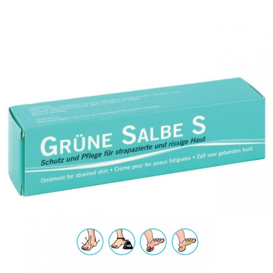 Grüne Salbe S  ziede skrambām, plaisājošai ādai un noberzumiem 30ml