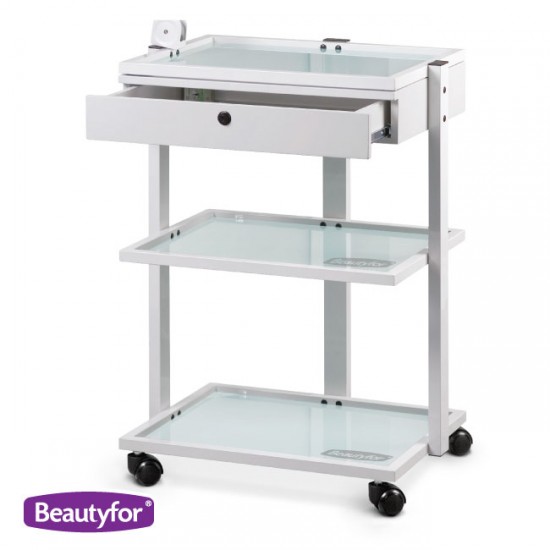 Beauty Salon Trolley with Drawer & Shelves "1040A" Beauty Salon Trolley with Drawer & Shelves "1040A"