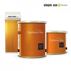 Honey Yellow Simple Use Strip Wax, Tin 800 ml