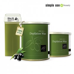 Olive Oil Simple Use Strip Wax, Tin 800 ml