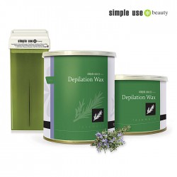 Rosemary Essential Oils Simple Use Strip Wax, Tin 800 ml