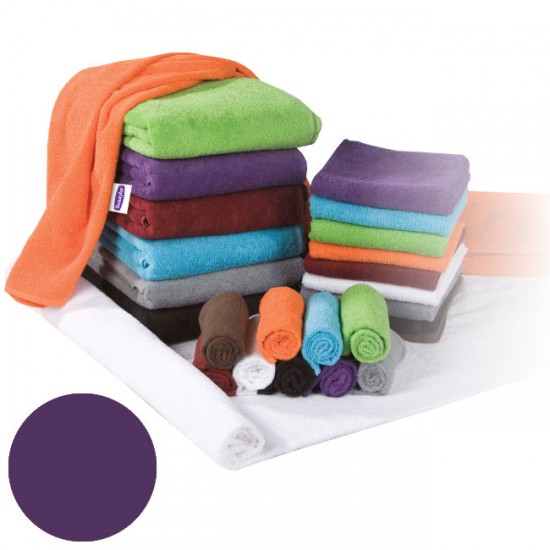 Terry towel 30x50cm violet